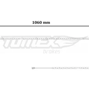 Tylko do końca tygodnia Styk ostrzegawczy, zużycie okładzin hamulcowych TOMEX BRAKES TX 30-60