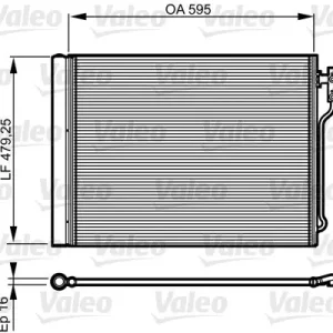 Łatwy zwrot Skraplacz, klimatyzacja OEM/OES (VALEO) 814192