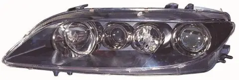 Sklep Wazcar  Karta produktu: ABA 216-1147RXLDEF2 ABAKUS Reflektor MAZDA 6 - 07/02-07/05 H1/H1/H3 prawy, wewnątrz jasny/czarny, regulacja Super okazja
