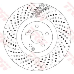 TARCZA HAMULC. MERCEDES W221 S-KLASA  05-13 S600 Tani