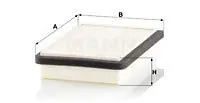 Filtr powietrza kabinowy MANN-FILTER CU24014 FENDT Szybka dostawa