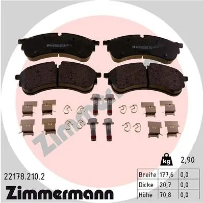KLOCKI HAMULC. VW CRAFTER 16- PRZÓD Darmowy zwrot