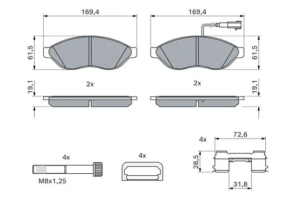 Czujnik BOSCH 0986594551 454597 Bezpieczna płatność