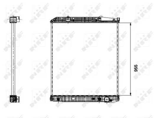 Chłodnica silnika NRF 509577 9425001103 Promocja